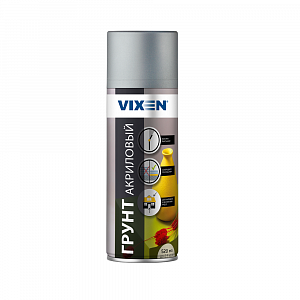 VIXEN Грунт акриловый, серый, аэрозоль