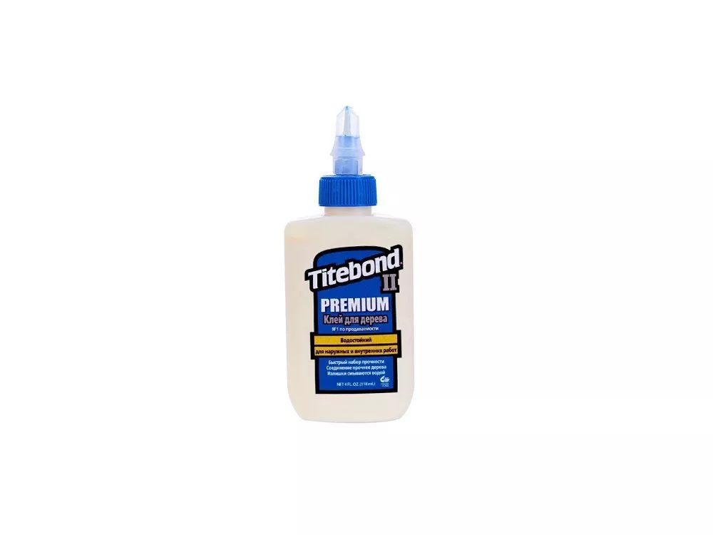 Клей столярный влагостойкий Premium II Wood Glue, 118 мл